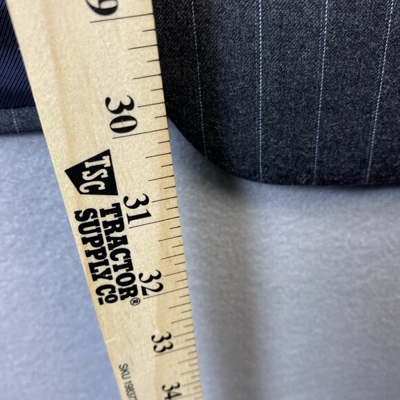 Brooks Brothers 1818 Regent Ethomas Jacket 41R Gray Striped 3 Button Italy Wool - Picture 5 of 16